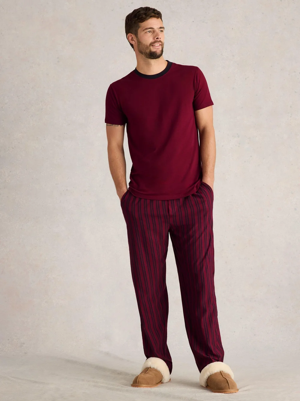 Pyjamaset Evershot - Plum Mlt - XXXL Bild 1