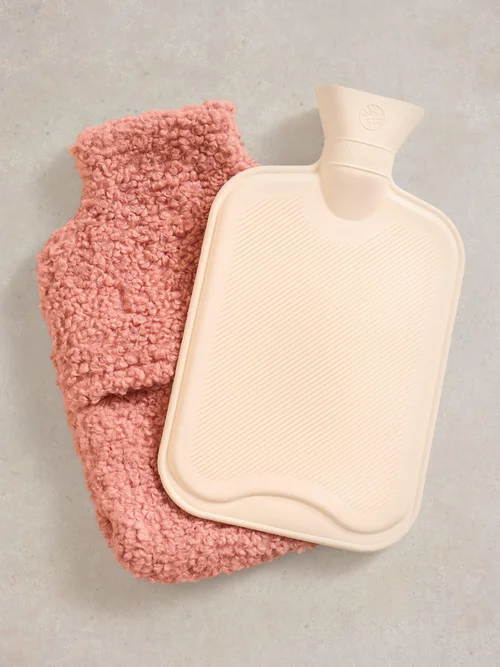 Wärmflasche mit Bezug aus Teddyfell Bild 2