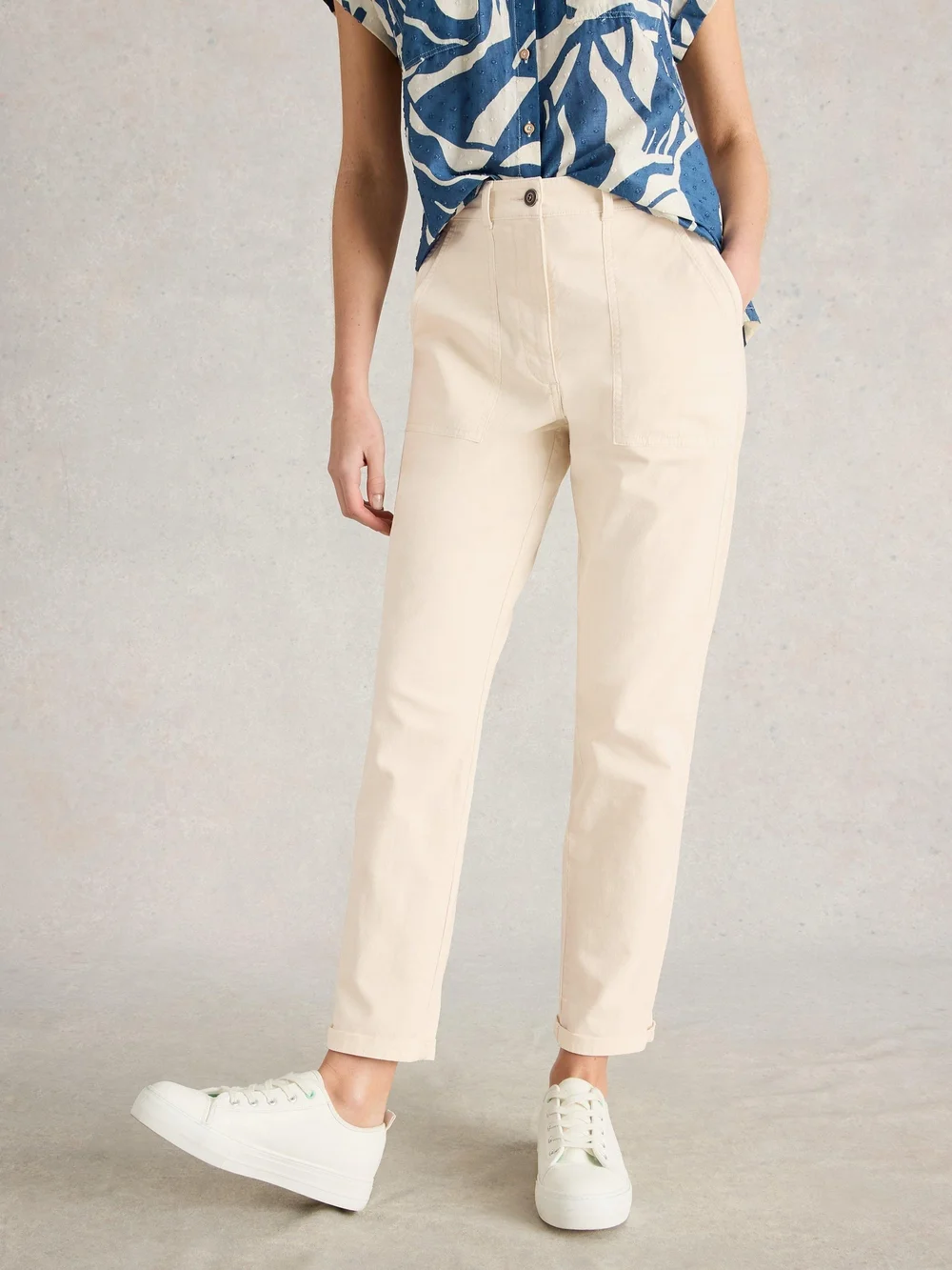 Chinohose Twister - Nat White - 48/R Bild 1