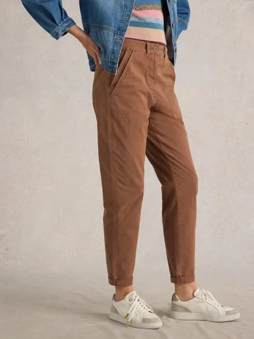 Chinohose Twister - Dark Tan - 44/R Bild 3