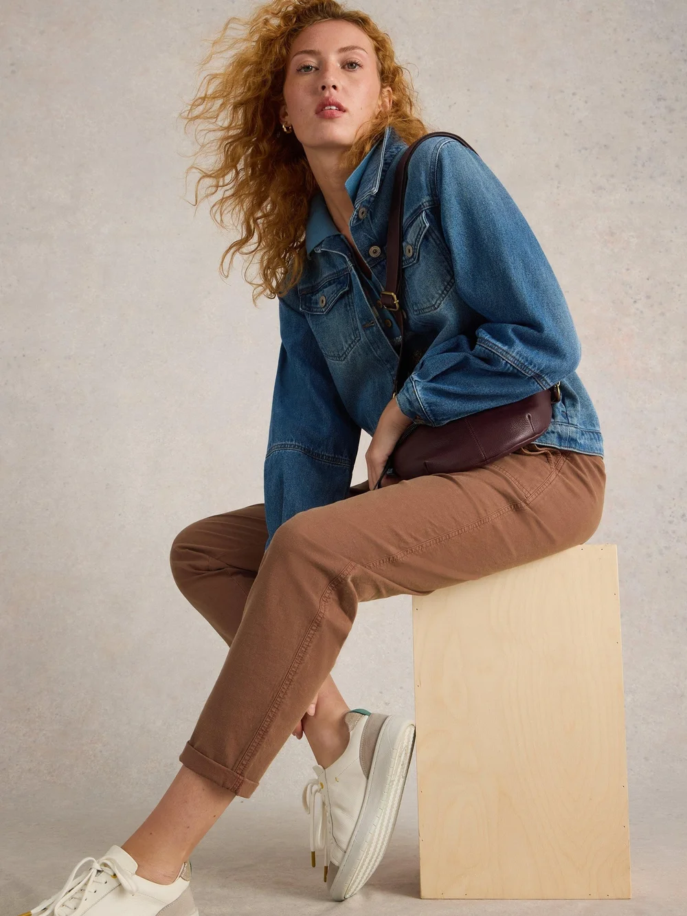 Chinohose Twister - Dark Tan - 44/R Bild 1