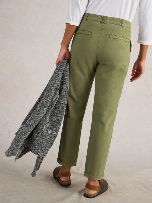 Chinohose Twister - Khaki Grn - 52/R Bild 4