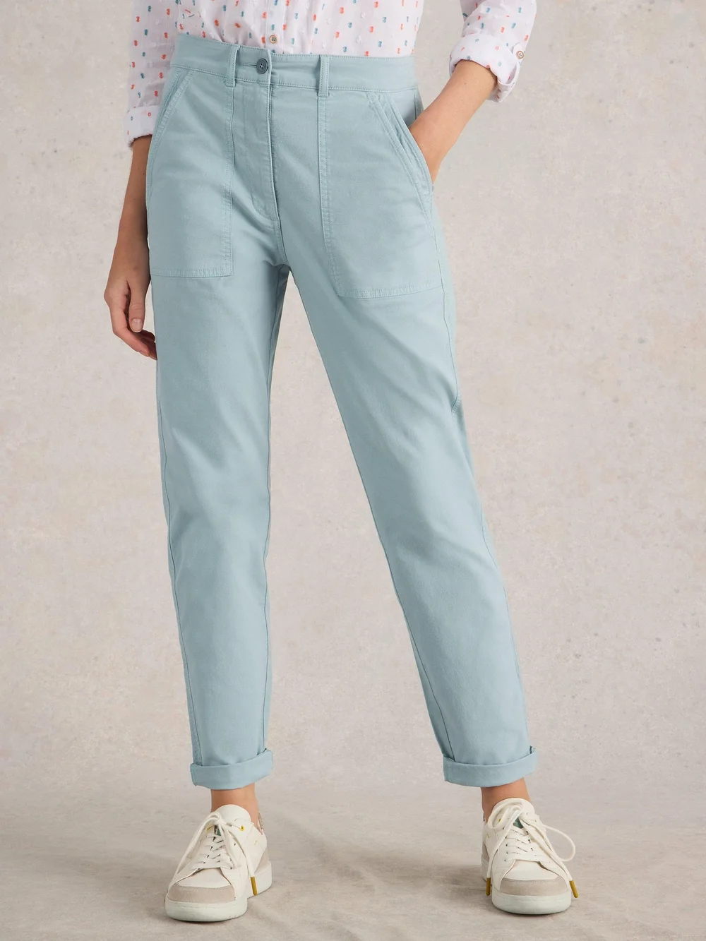 Chinohose Twister - Lgt Blue - 44/R Bild 1