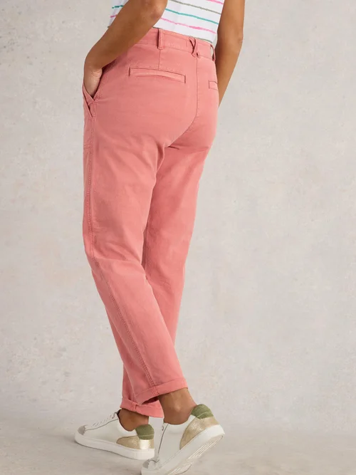 Chinohose Twister - Mid Red - 52/R Bild 4