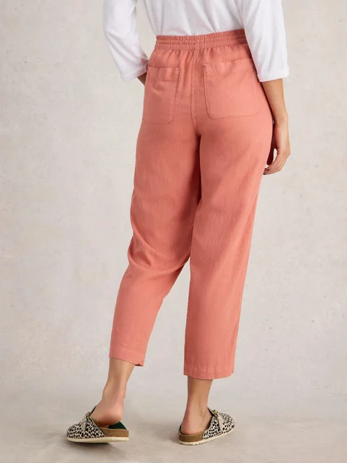 Hose Elle aus Leinenmischung - Mid Red - 52/R Bild 4