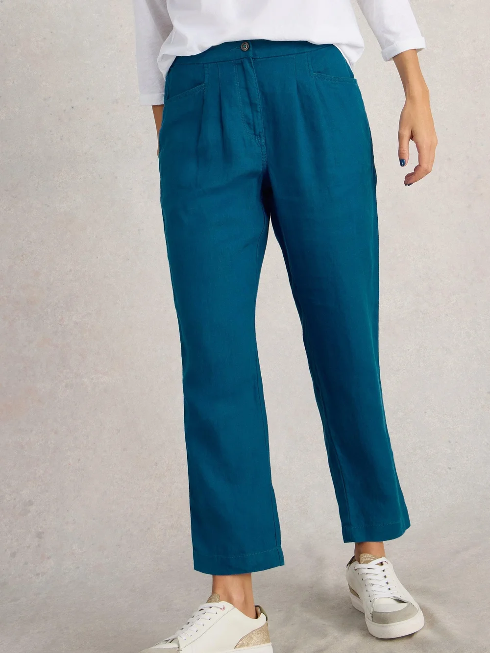 Leinenhose Rowena - Brt Blue - 36/R Bild 1