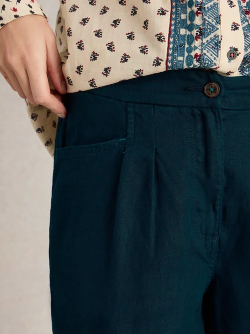 Leinenhose Rowena - Dark Navy - 52/R Bild 3
