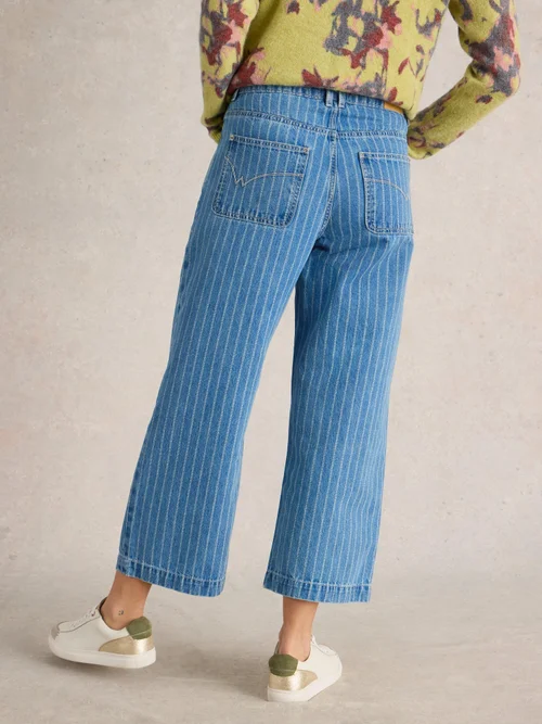 7/8-Jeans Tia mit weitem Bein - Denim Mlt - 44/R Bild 4