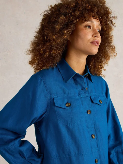 Leinenjacke Camille - Brt Blue - 52 Bild 1