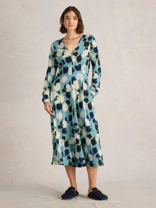 Jerseykleid Megan - Blue Pr - 50/R Bild 2