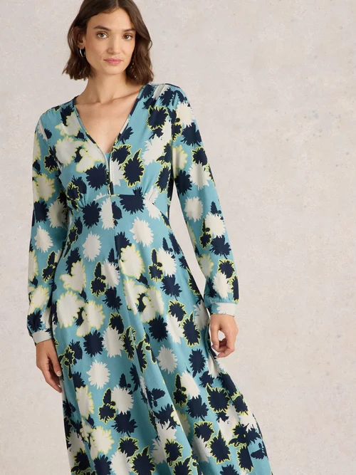Jerseykleid Megan - Blue Pr - 50/R Bild 3
