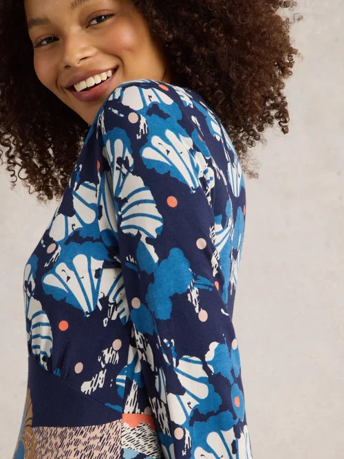 Jerseykleid Megan - Navy Multi - 52/R Bild 3