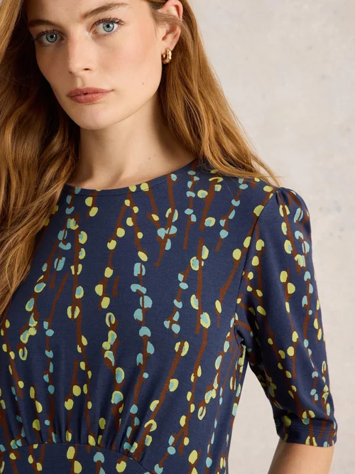 Jerseykleid Olivia - Navy Pr - 52/R Bild 3