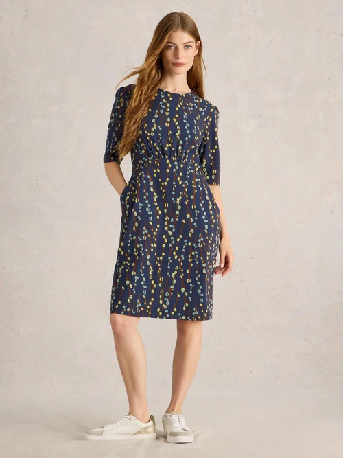 Jerseykleid Olivia - Navy Pr - 52/R Bild 2