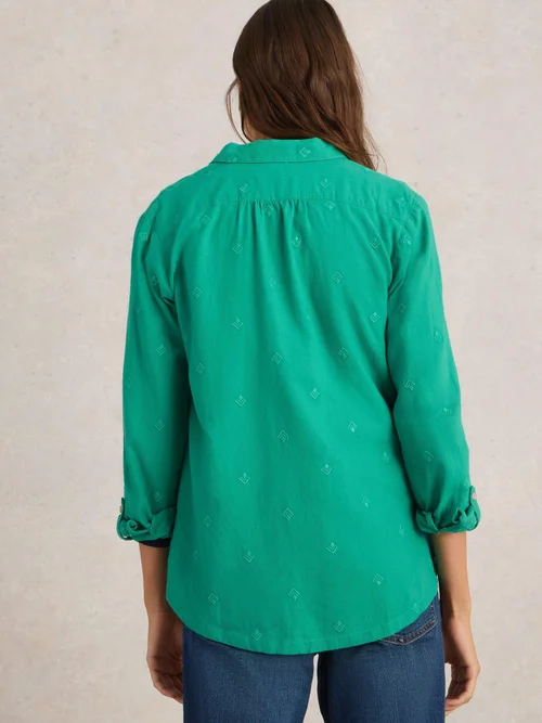 Bluse Sophie aus Bio-Baumwolle - Brt Green - 52 Bild 4