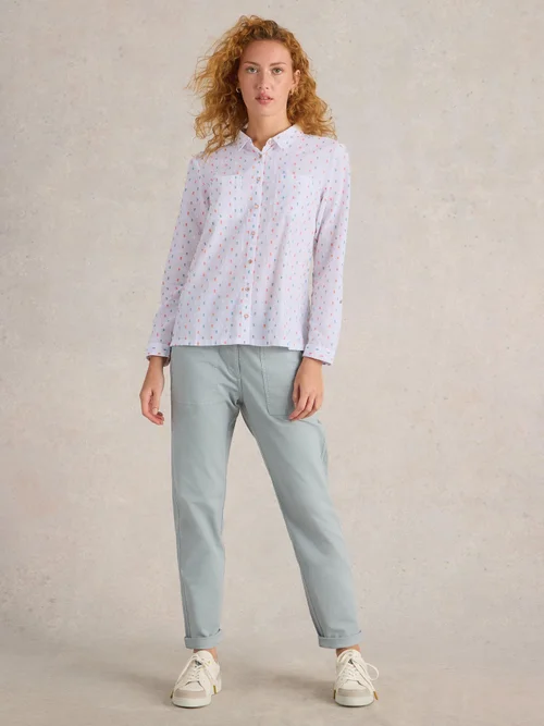 Bluse Sophie aus Bio-Baumwolle - Ivory Mlt - 52 Bild 2