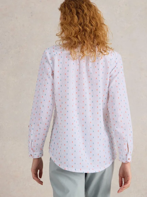Bluse Sophie aus Bio-Baumwolle - Ivory Mlt - 52 Bild 4