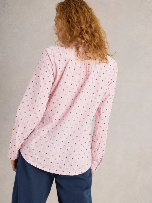 Bluse Sophie aus Bio-Baumwolle - Red Mlt - 46 Bild 4
