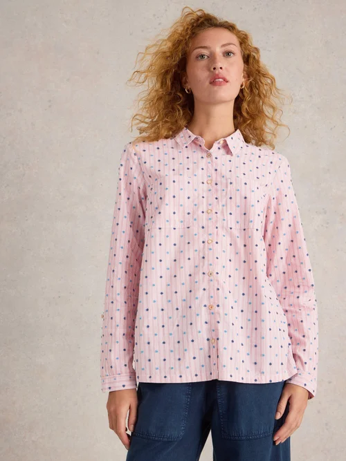 Bluse Sophie aus Bio-Baumwolle - Red Mlt - 46 Bild 3