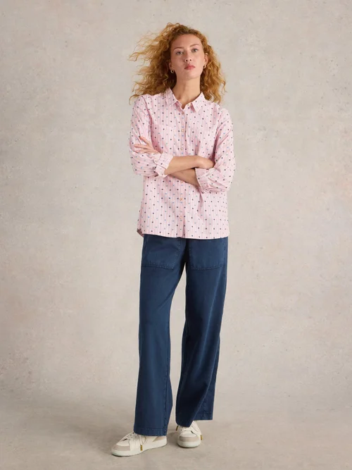 Bluse Sophie aus Bio-Baumwolle - Red Mlt - 48 Bild 2