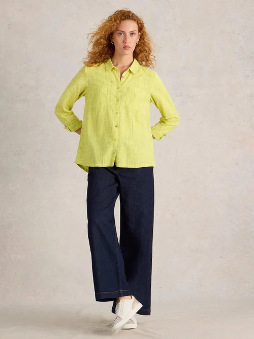 Bluse Sophie aus Bio-Baumwolle - Yellow Mlt - 50 Bild 2