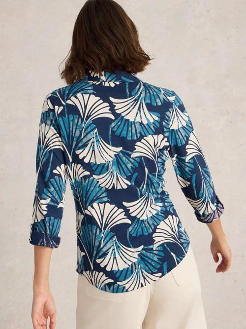 Jerseybluse Annie - Blue Pr - 34 Bild 4