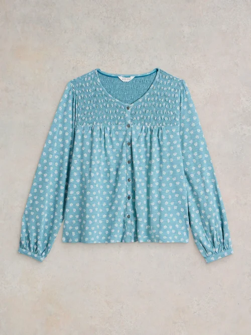 Bluse Daniella - Blue Pr - 44 Bild 3
