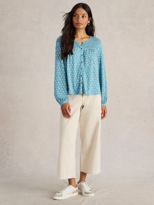 Bluse Daniella - Blue Pr - 44 Bild 1
