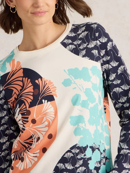 Langarmshirt Clara - Blue Pr - 52 Bild 3