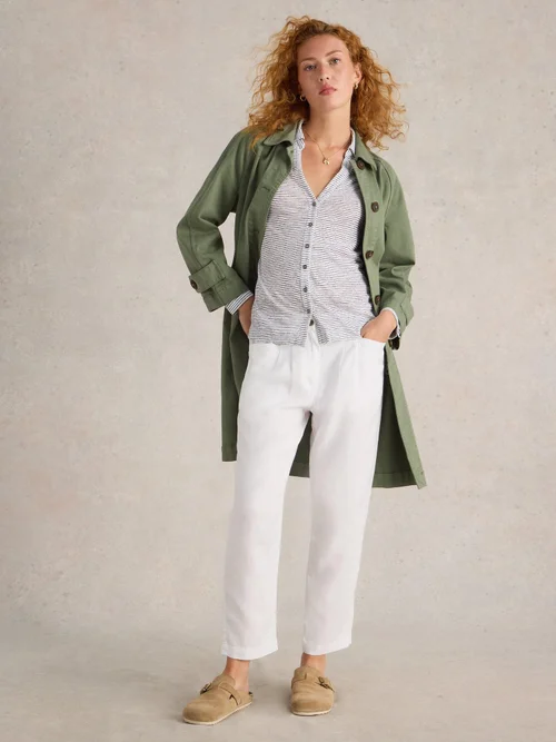 Leinenbluse Charlie - White Mlt - 48 Bild 2
