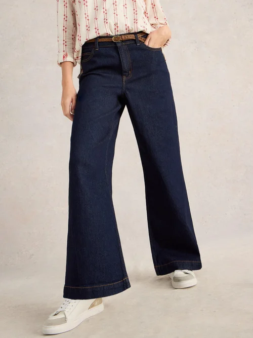 Ayla mit weitem Bein - Dk Denim - 52/R Bild 3