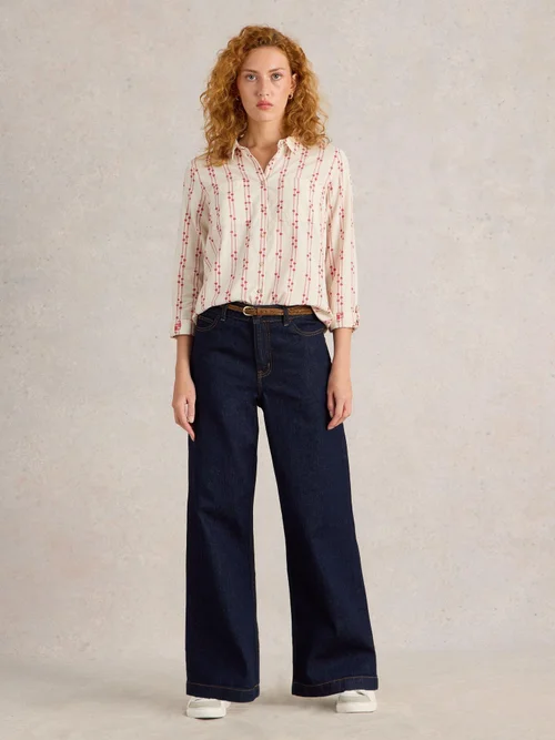 Ayla mit weitem Bein - Dk Denim - 52/R Bild 2