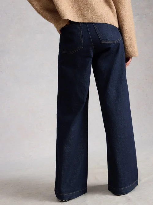 Ayla mit weitem Bein - Dk Denim - 52/R Bild 4