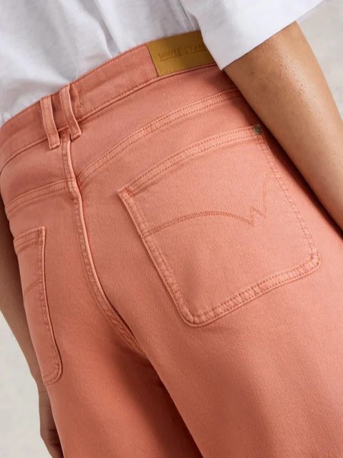 7/8-Jeans Tia mit weitem Bein - Mid Orange - 40/R Bild 3