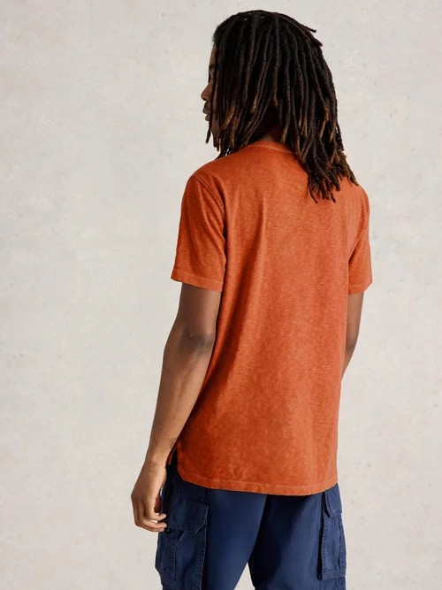T-Shirt Abersoch - Dk Orange - XXXL Bild 4