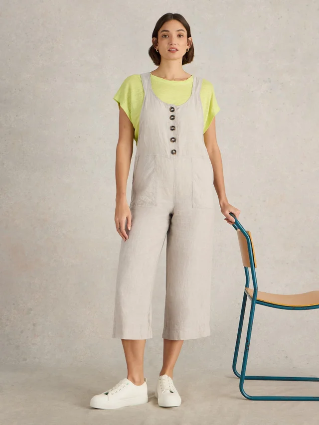 Latzhose Viola aus Leinen