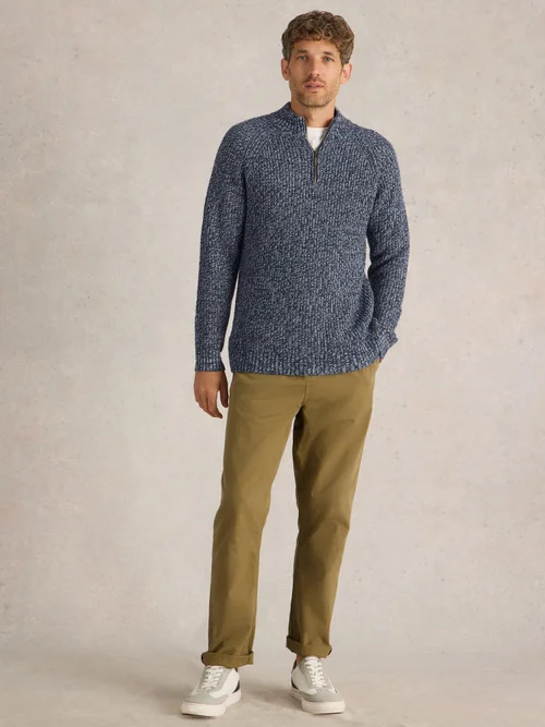 Pullover Rye mit Reißverschluss - Navy Multi - XXL Bild 2