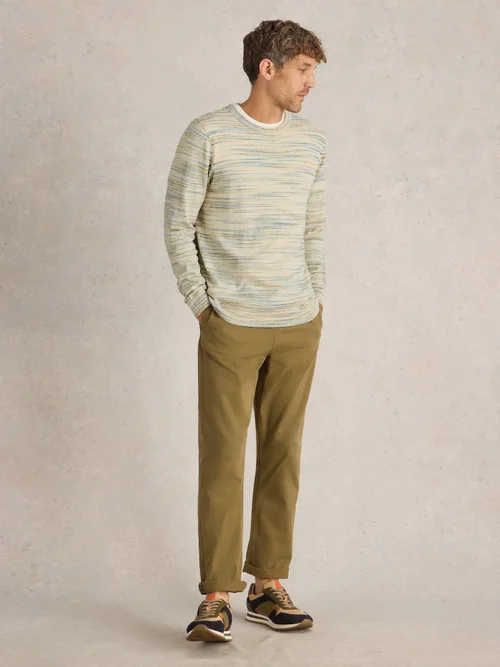 Pullover Henderson in Spacedye-Optik - Nat Mlt - XXL Bild 2