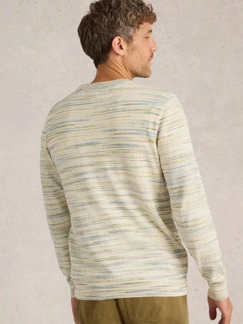 Pullover Henderson in Spacedye-Optik - Nat Mlt - XXL Bild 4