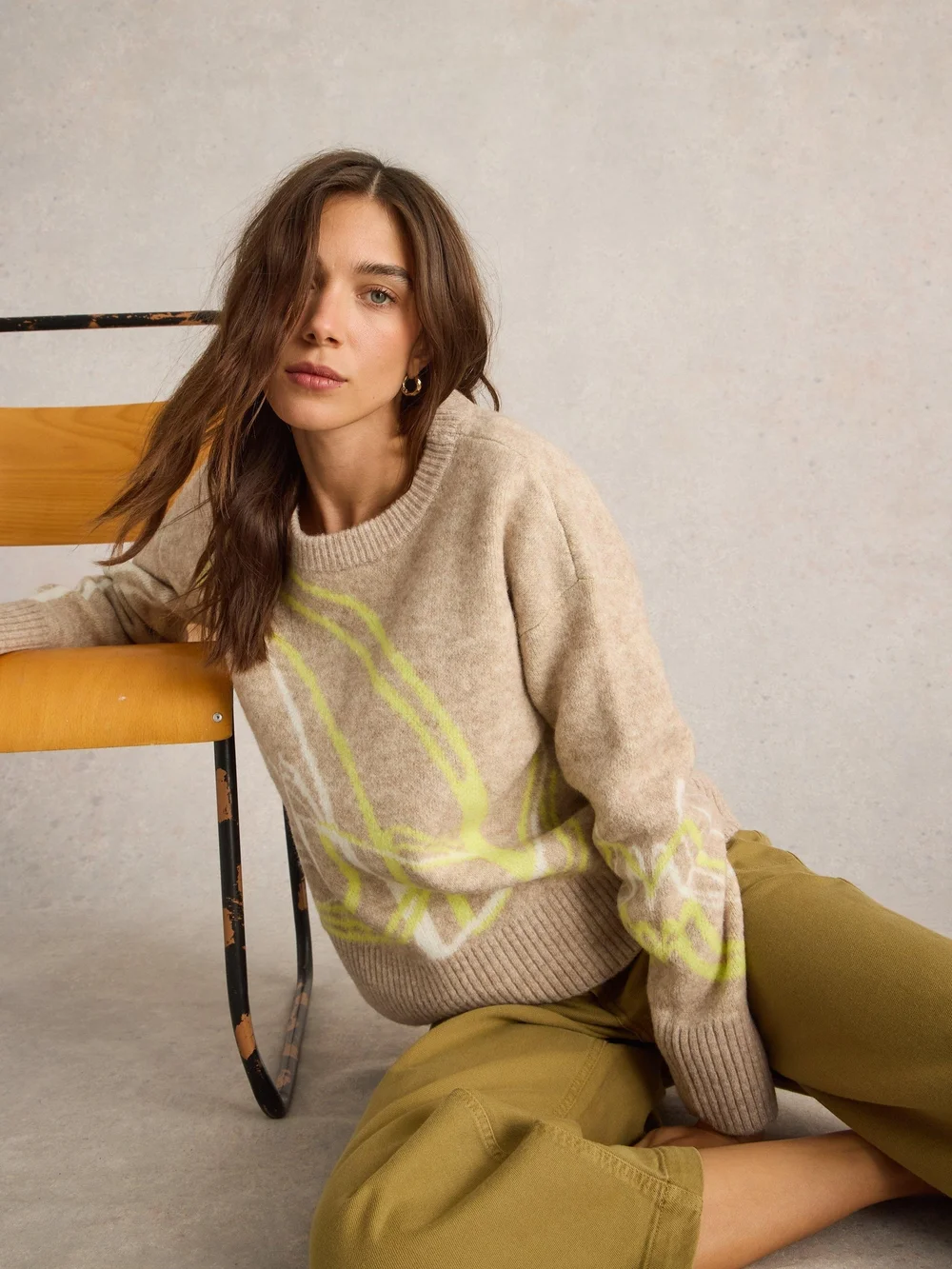Pullover Swirl - Nat Mlt - 50 Bild 1