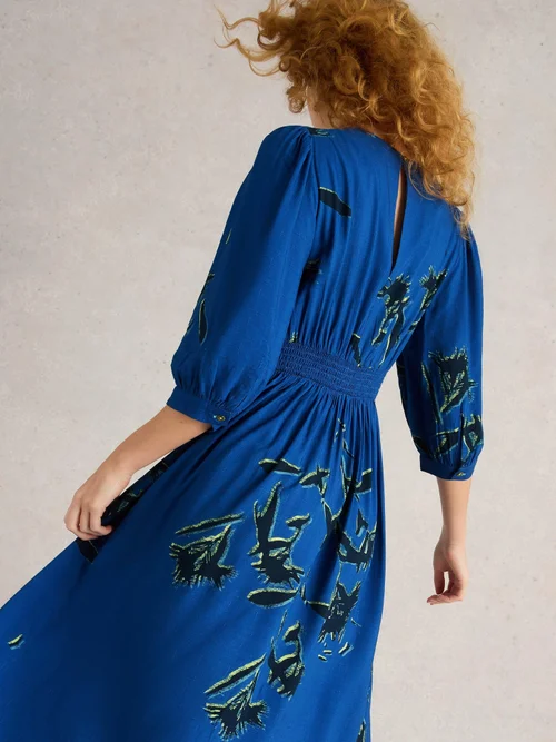Midikleid Lucy - Blue Pr - 52/R Bild 1