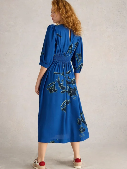 Midikleid Lucy - Blue Pr - 52/R Bild 4