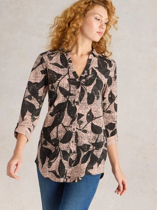 Lange Bluse Annie - Pink Pr - 52 Bild 3