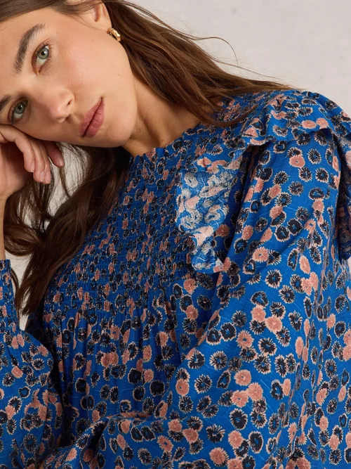 Kleid Sylvie - Blue Mlt - 52/R Bild 3