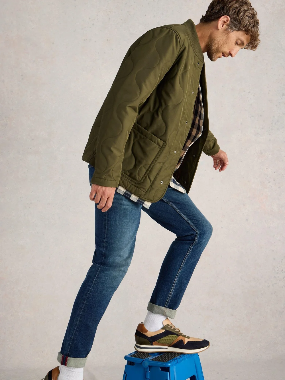 Steppjacke Tenby - Khaki Grn - XXL Bild 1