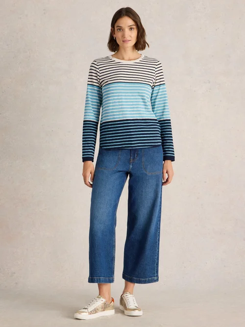 Langarmshirt Clara - Blue Mlt - 44/R Bild 2