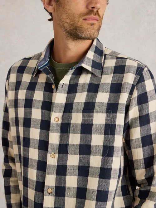 Karohemd Buffalo - Navy Multi - XXL Bild 3