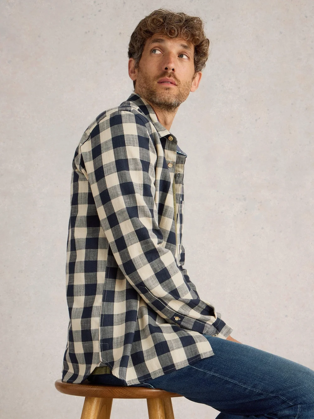Karohemd Buffalo - Navy Multi - XXL Bild 1
