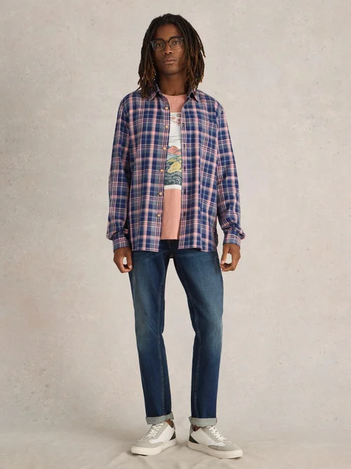 Karohemd Moxley - Blue Mlt - XXXL Bild 2