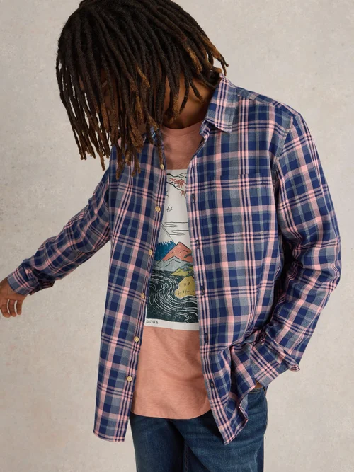 Karohemd Moxley - Blue Mlt - XXXL Bild 1